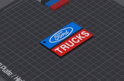 Keychain: Ford II 3d model