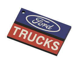 Keychain: Ford II 3d model
