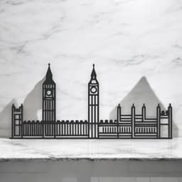 London Line Art - Desktop Line Art 3d model