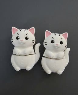 Cat flexi and fridge magnet 3d model