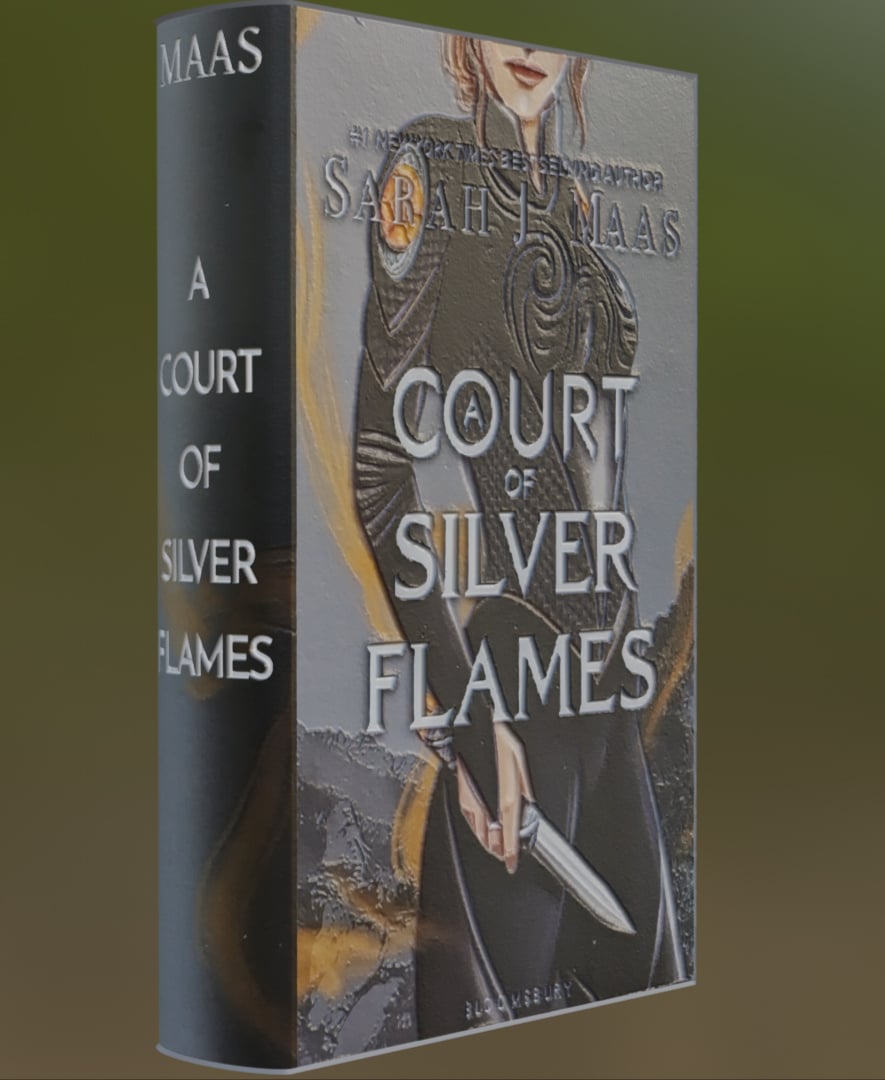 A Court of Silver Flames - Book Litho 3d model