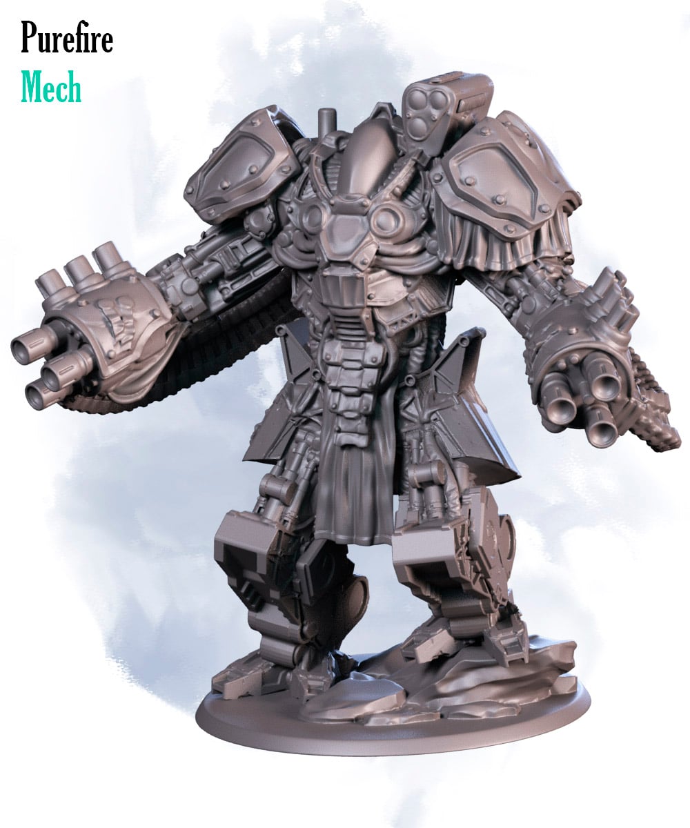 Puryfire Heavy mech 3d model