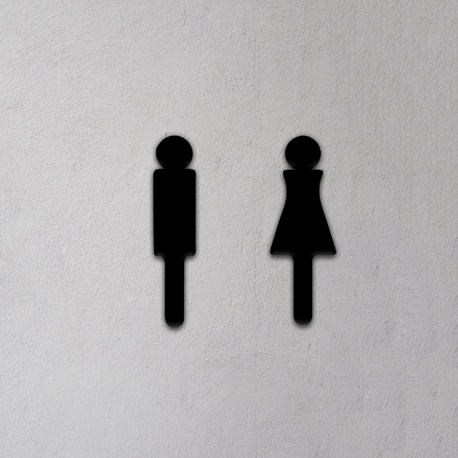 Toilet Sign 3d model