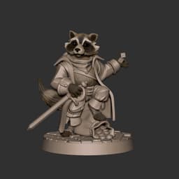 Raccoonfolk Thief 3d model