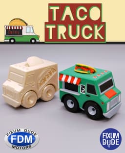 Fixum Dude Motors PIP Taco Truck 3d model