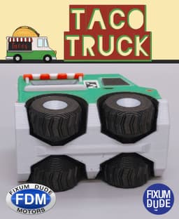 Fixum Dude Motors PIP Taco Truck 3d model