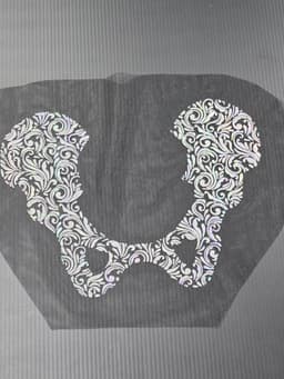 Damask Skeleton Bones 3d model