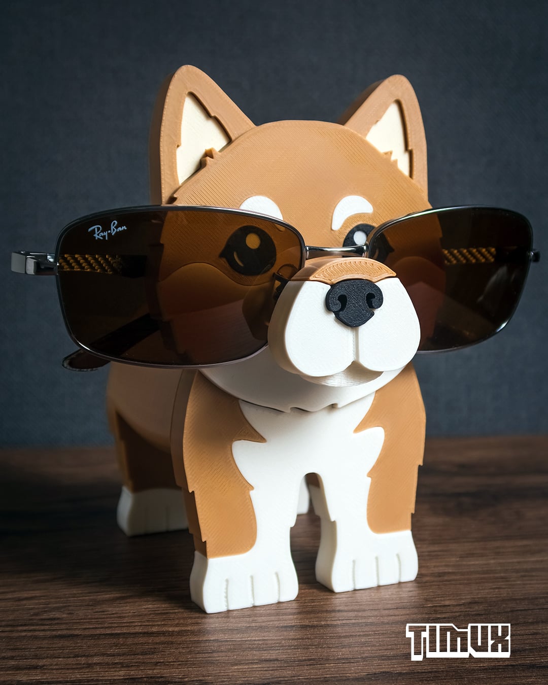 SHIBA INU GLASSES HOLDER 3d model