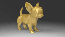 Poly_Chihuahua_Hollow.stl 3d model