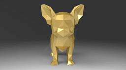 Poly_Chihuahua_Hollow.stl 3d model