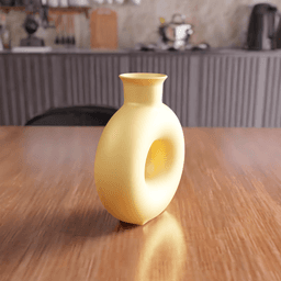 Nordic Donut Shaped Decorative Vase 3d model