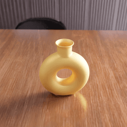 Nordic Donut Shaped Decorative Vase 3d model