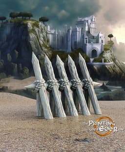 Spiked Barricade Set 3d model