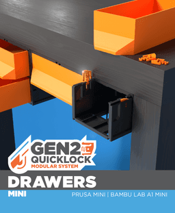 GEN2 165 Classic Drawers 3d model