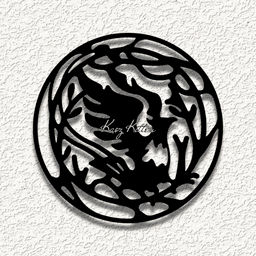 phoenix bird WALL ART HOME DECOR 3d model