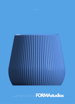 Planter with drip tray - FORMAstudios P011 3d model
