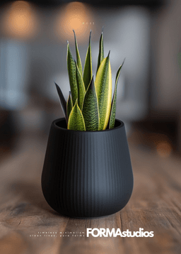 Planter with drip tray - FORMAstudios P011 3d model
