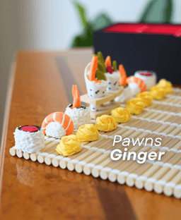 Sushi Chess - The Sushi Themed Chess Set 3d model