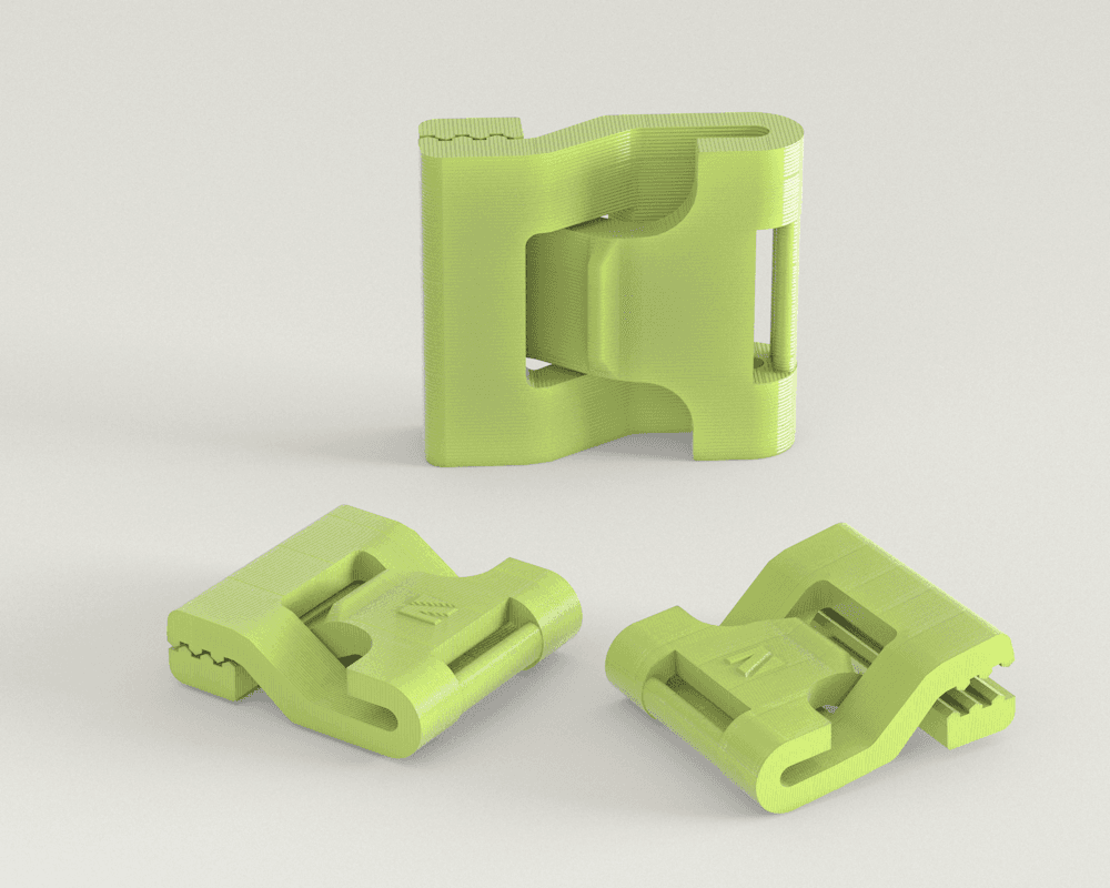 Rubberband Clip / Buckle 3d model