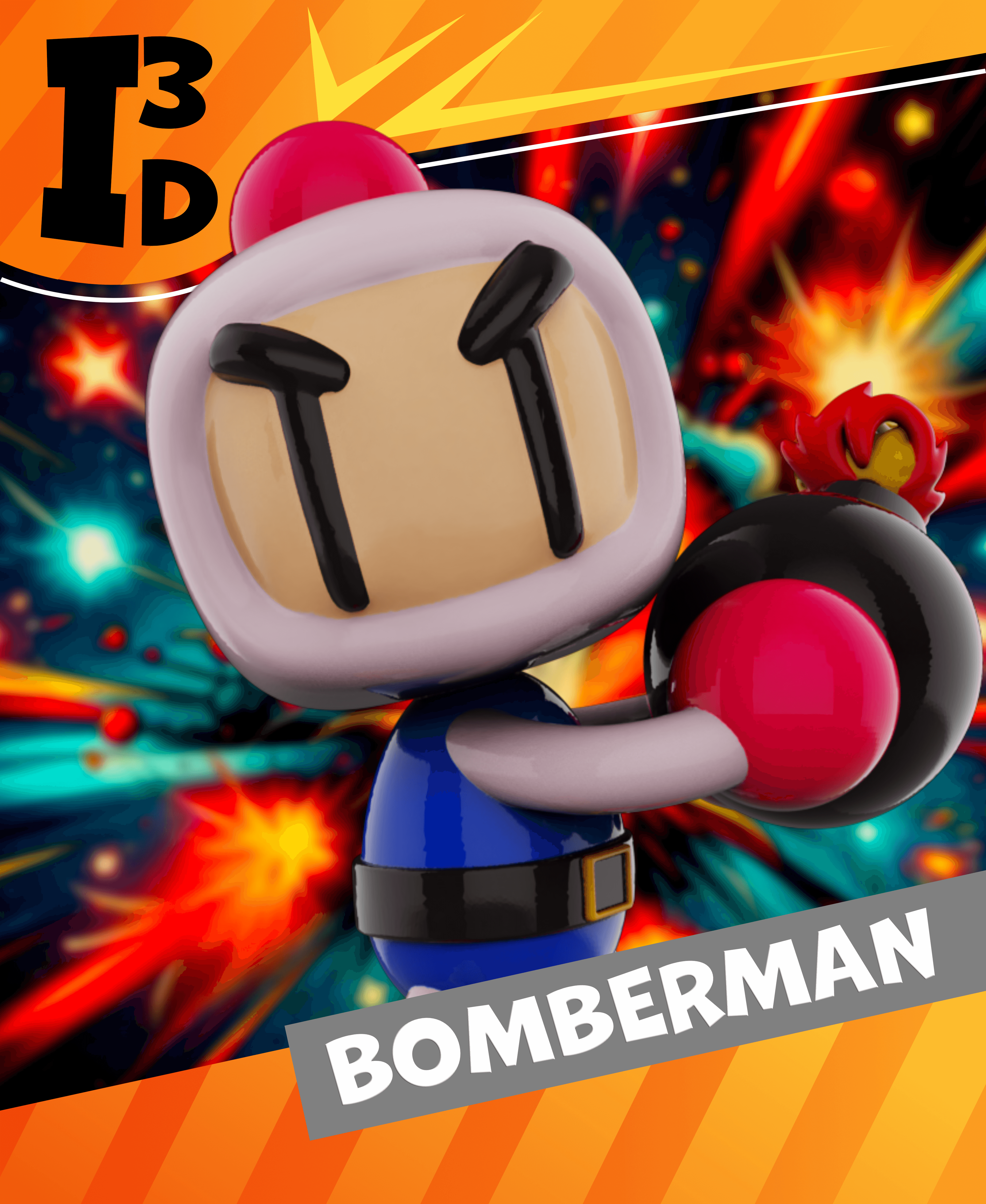 Bomberman! 3d model