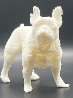 Low Poly & Pixelated Frenchie Pup 3d model