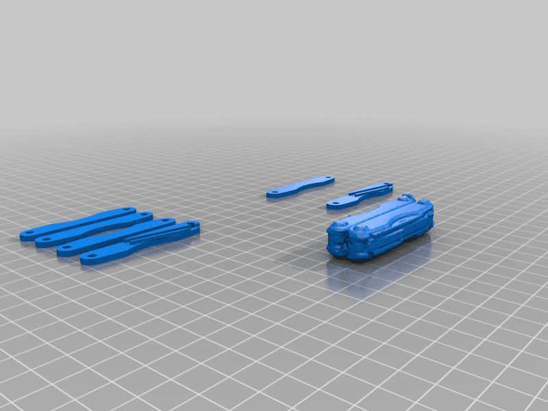 Leatherman squirt scales 3d model