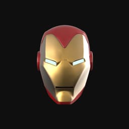 Ironman Classic Comic Book Helmet 3d model