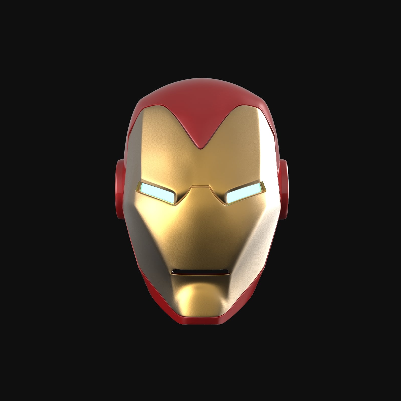 Ironman Classic Comic Book Helmet 3d model
