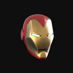 Ironman Classic Comic Book Helmet 3d model