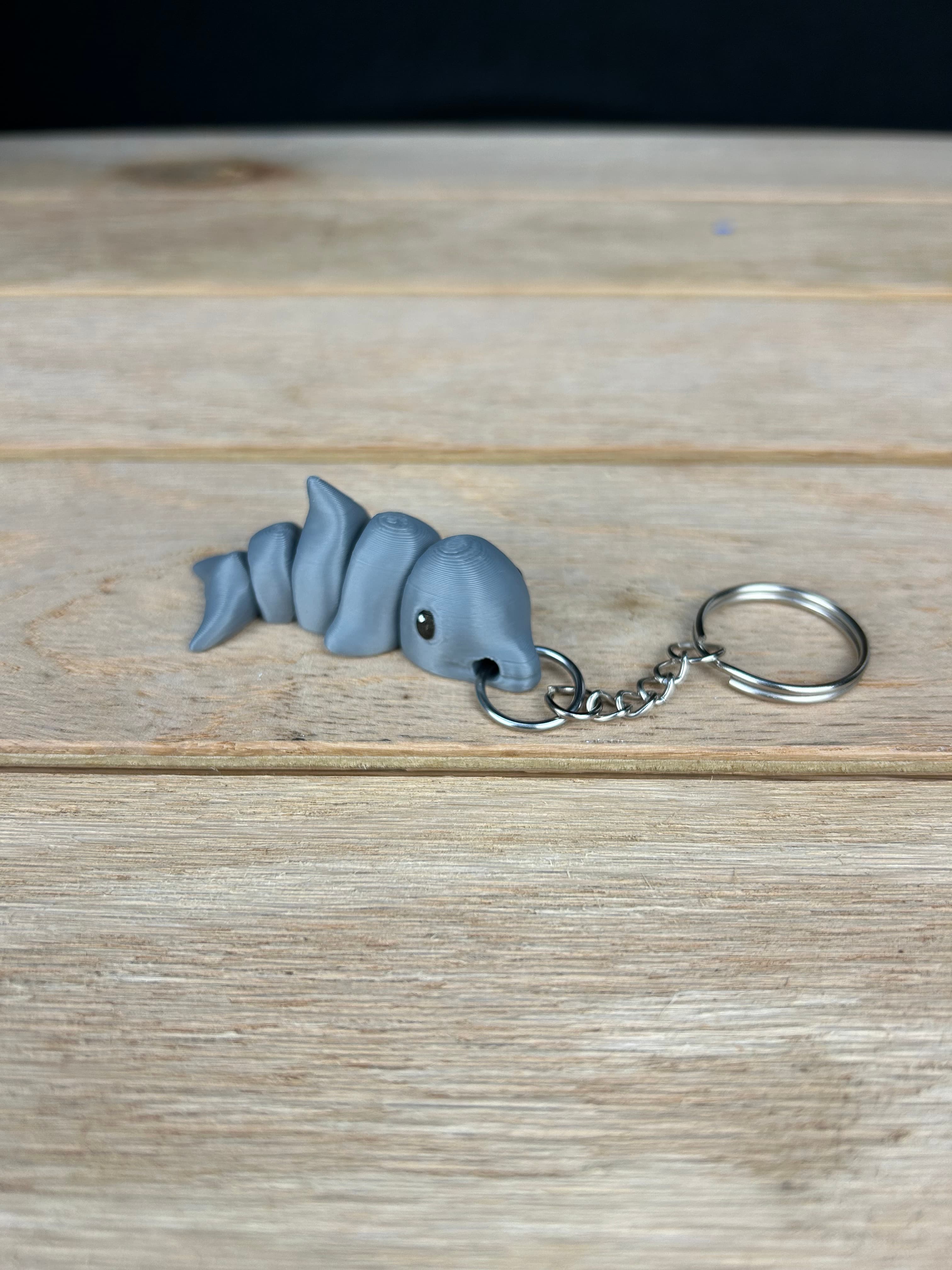 Dolphin Keychain 3d model