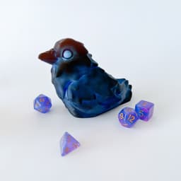 Raven Sculpt, Pot, and Keychain Bonus 3d model