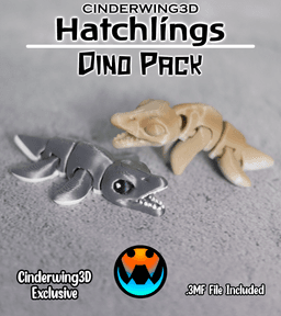 Snappy Water Dino - Hatchling 3d model
