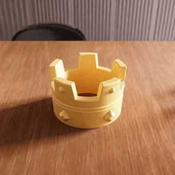 Royal Crown Decorative Toy 3d model