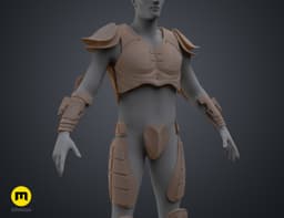 Kull Warrior Armor - Stargate 3d model
