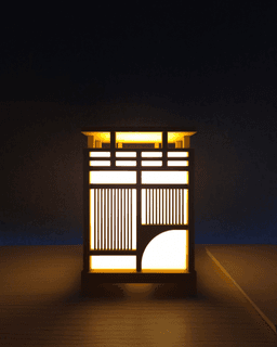 Shoji Lamp - Sen 3d model