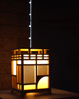 Shoji Lamp - Sen 3d model