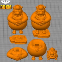 Obelix Chibi STL for 3D Printing ChibiSTL 3DXM 3d model
