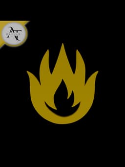 Simple Flame Symbol - 2D Art 3d model