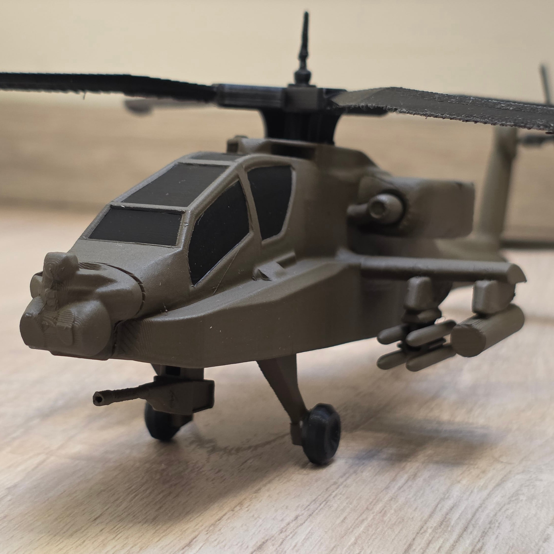 Boeing AH-64 Apache - 1:56 Scale Model 3d model