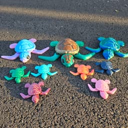 Flexi Baby Sea Turtle 3d model