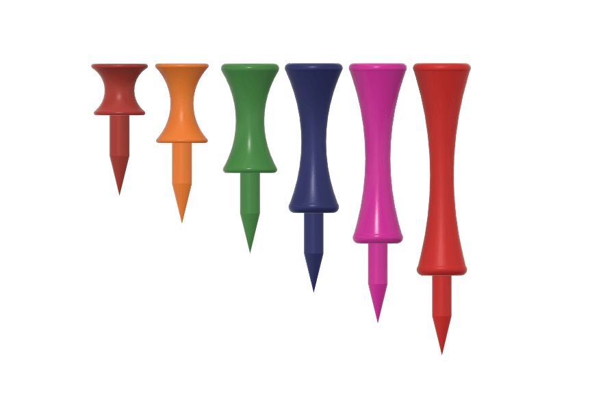 Golf Tees 3d model