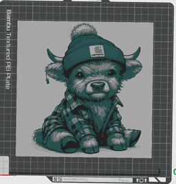 carhart highland cow 3d model