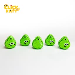 Pear - Clicker Fidget Toy Keychain 3d model