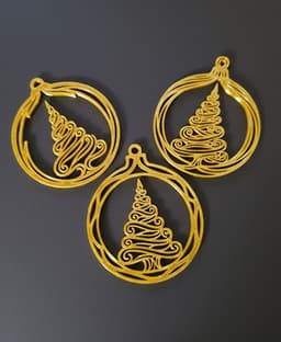 Tree Ornaments - Fast print 3d model
