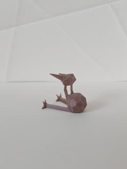 Doduo Low Poly Pokemon 3d model