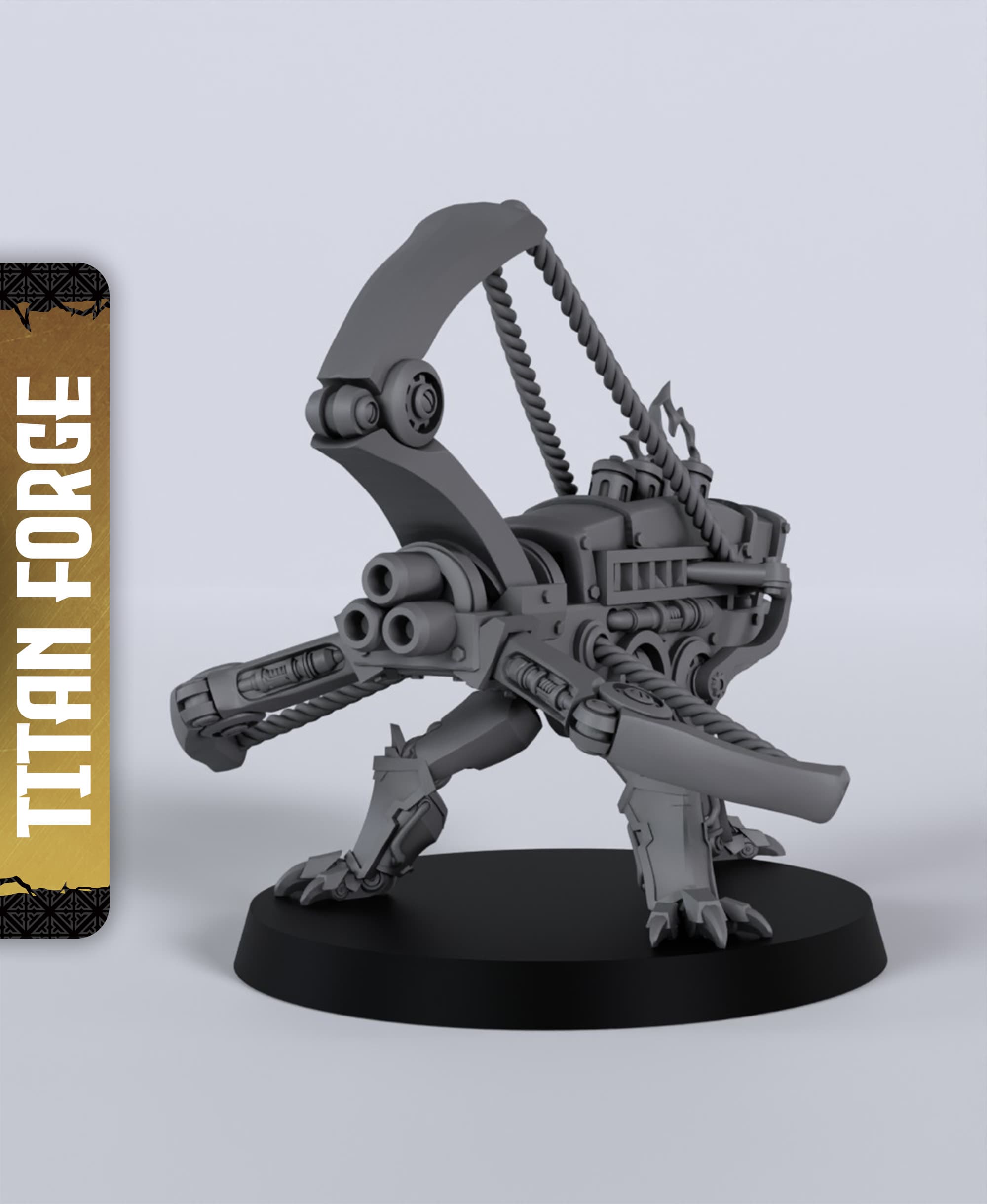 Construct Bolt Thrower - With Free Dragon - 5e DnD Inspired for RPG and Wargamers 3d model