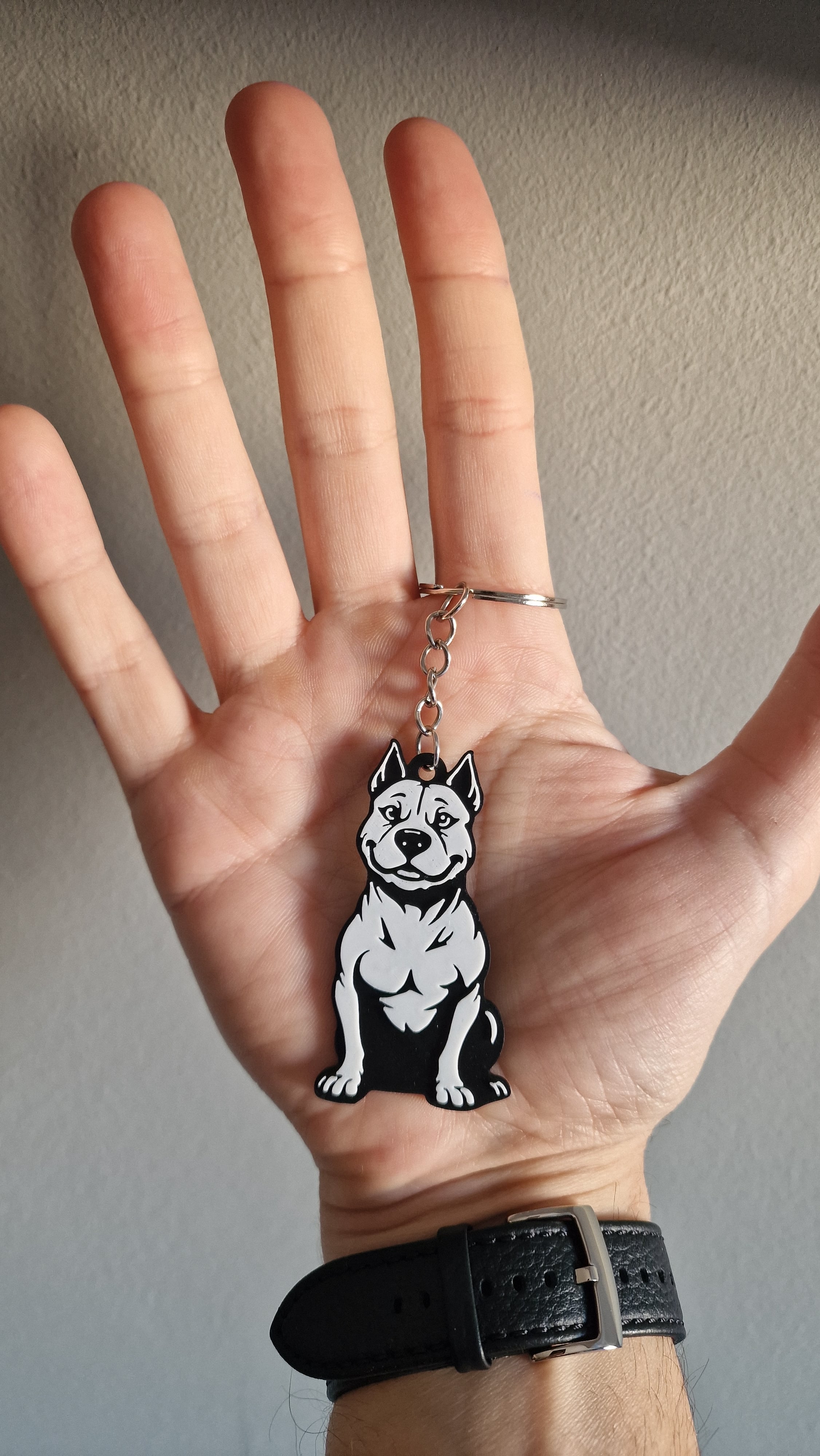 Dog keychain 23 3d model
