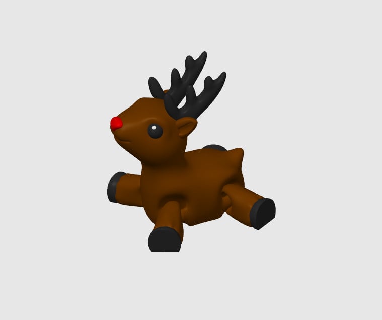 Reindeer Fidget 3d model