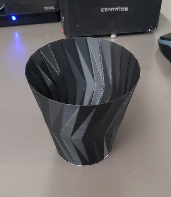 Chevron Cup or Vase 3d model
