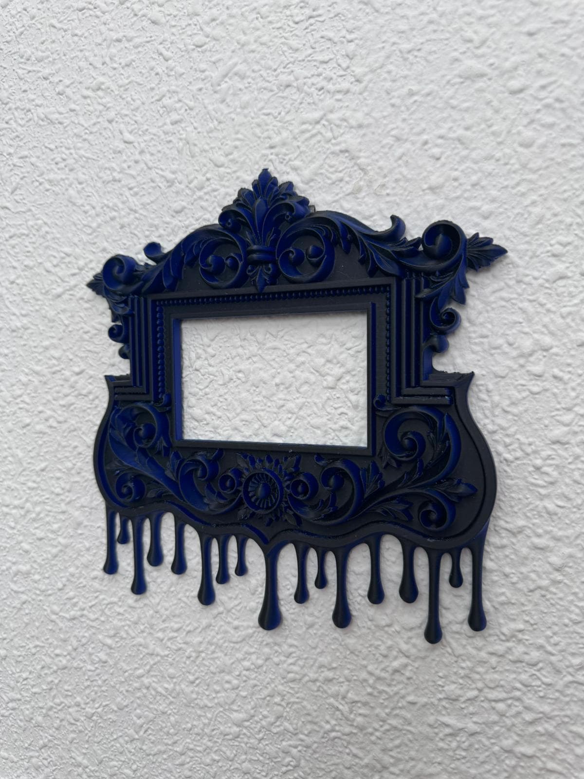 Dripping Frame III Victorian Gothic Wall Decor 3d model
